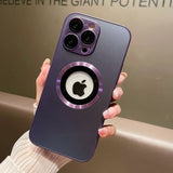 Matte MagSafe iPhone Case with Logo Hole - HoHo Cases For iPhone 13 / Purple