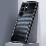 Luxury Shockproof Transparent Samsung Galaxy Case - HoHo Cases Samsung Galaxy S23 Ultra / Black