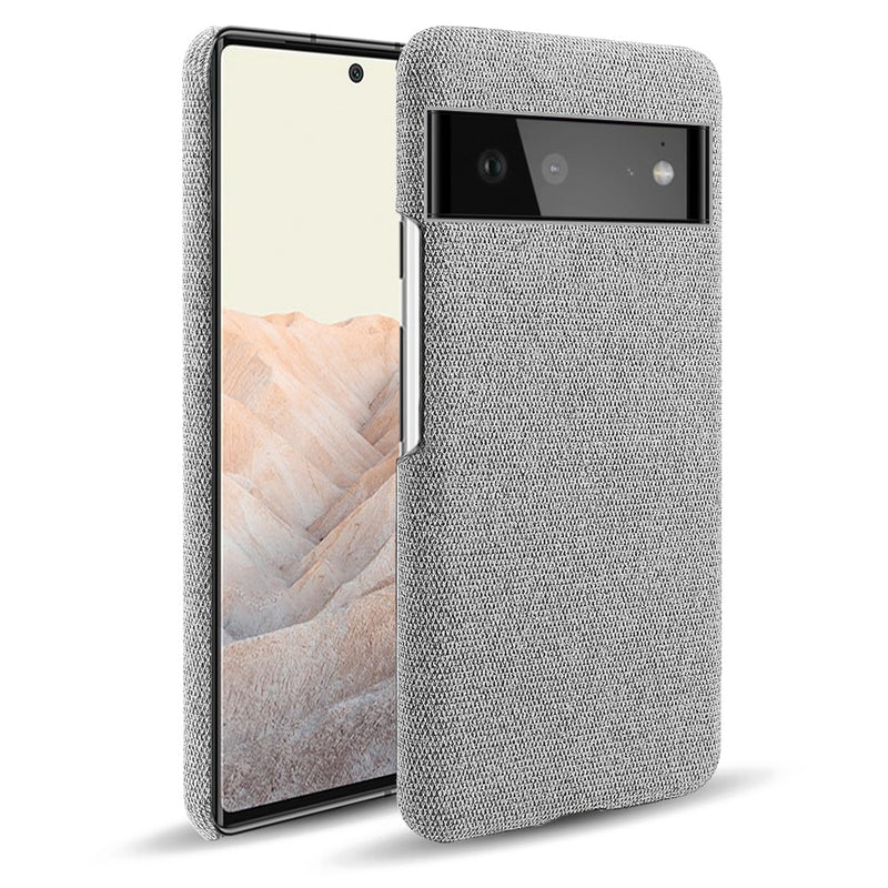 Luxury Fabric Google Pixel Case - HoHo Cases For Google Pixel 7 / Light Gray