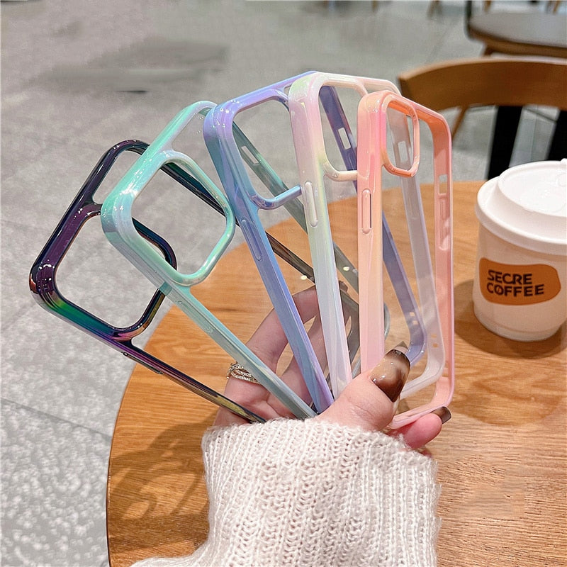 Candy Color Transparent iPhone Case - HoHo Cases