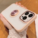 Candy Color Magnetic Ring Holder iPhone Case - HoHo Cases