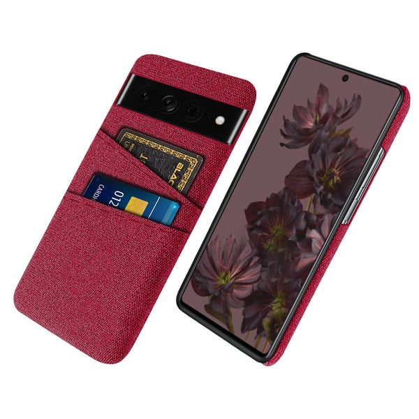 Luxury Fabric Dual Card Google Pixel Phone Cover - HoHo Cases