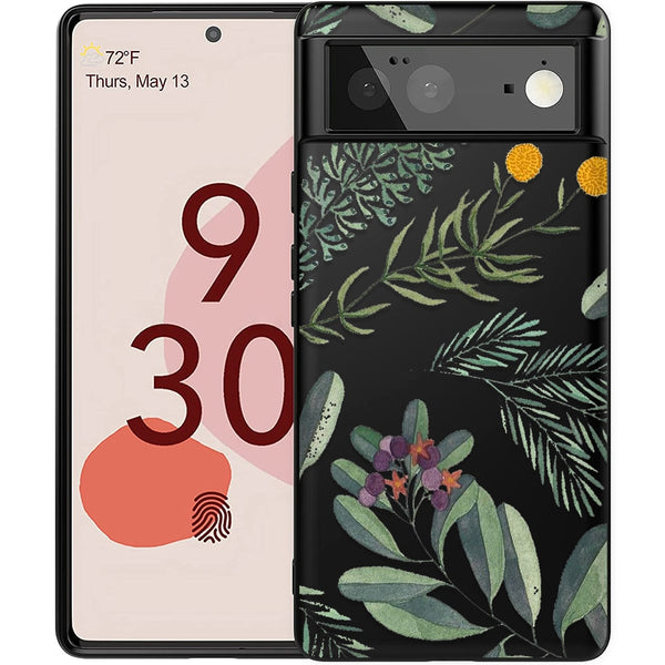 Flora Fauna Silicone Google Pixel Case - HoHo Cases Google Pixel 7 Pro / LHN0269