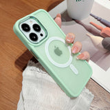 Classic Magsafe Translucent iPhone Case - HoHo Cases For iPhone 14 / Light Green