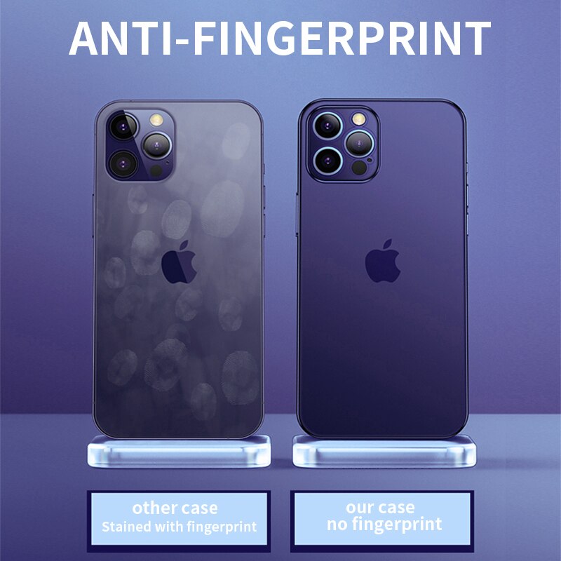 Plating Matte Transparent iPhone Case - HoHo Cases