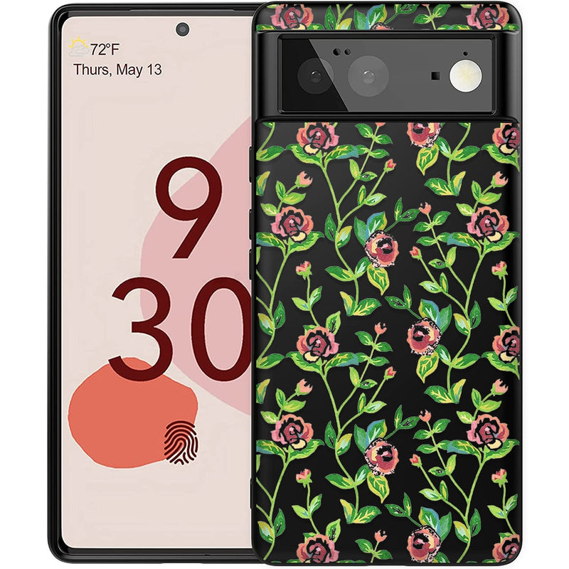 Flora Fauna Silicone Google Pixel Case - HoHo Cases Google Pixel 7 Pro / LHN0274