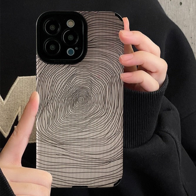 Fashion Fingerprint Pattern Shockproof iPhone Case - HoHo Cases