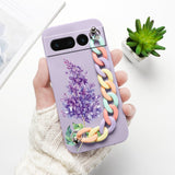 Cartoon Print Wrist Chain Google Pixel Case - HoHo Cases Google Pixel 7 (5G) / G2