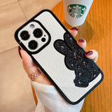 Glitter Bear Soft Silicone iPhone Case - HoHo Cases For iPhone X XS / D