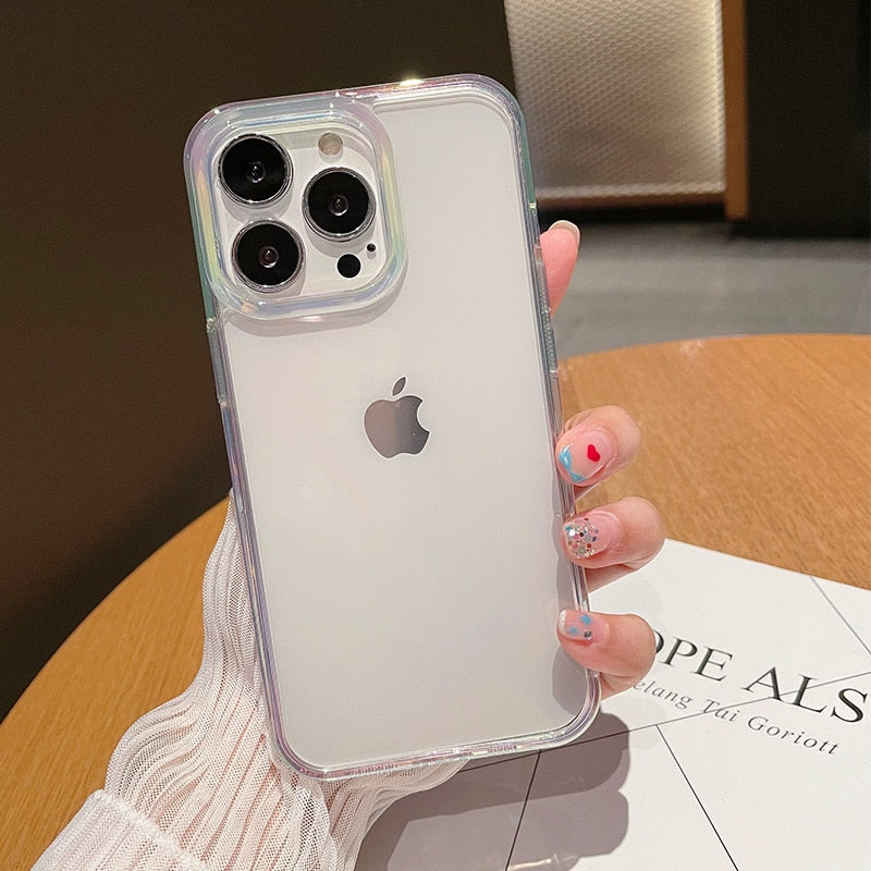 Candy Color Transparent iPhone Case - HoHo Cases