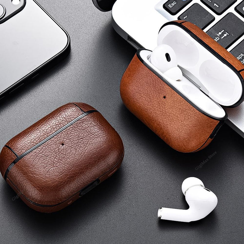 Luxury Leather Airpods Cover - HoHo Cases