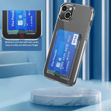 Trendy Shockproof Wallet Clear iPhone Case - HoHo Cases