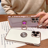 Plating Love Heart iPhone Case - HoHo Cases