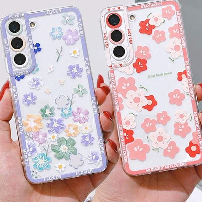 Cute Floral Samsung Galaxy Case - HoHo Cases
