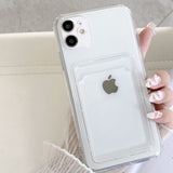 Transparent Wallet Card iPhone Case - HoHo Cases