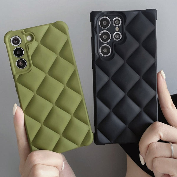 Silicone Soft Square Shockproof Samsung Case