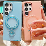Rotatable Magnetic Charging Holder Samsung Case - HoHo Cases