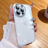 Plating Bling Transparent iPhone Case - HoHo Cases