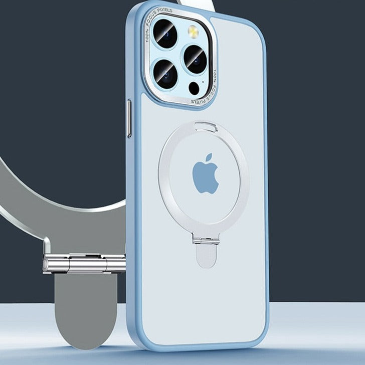 Shockproof Magnetic MagSafe iPhone Case with Ring Holder - HoHo Cases