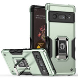 Shockproof Armor Google Pixel Case with Metal Ring Stand - HoHo Cases