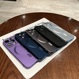 Luxury Magsafe Matte Silicone iPhone Case - HoHo Cases