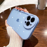 Transparent Solid Shockproof iPhone Case - HoHo Cases For iPhone 14 / Blue