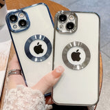 Transparent iPhone Case with Logo Hole - HoHo Cases