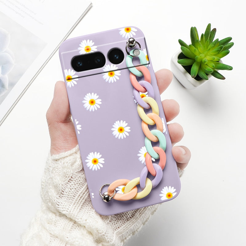 Cartoon Print Wrist Chain Google Pixel Case - HoHo Cases Google Pixel 7 (5G) / Z1