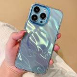Cool Transparent MagSafe iPhone Case - HoHo Cases For iPhone 14 / Sierra Blue