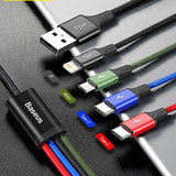 Multiple Charging Cables with USB port - HoHo Cases