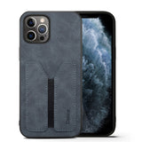 Leather Pocket Wallet iPhone Case - HoHo Cases For iPhone 13 Pro Max / Grey