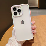 Candy Color Transparent iPhone Case - HoHo Cases For iPhone 14 / Transparent