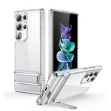 Transparent Boost Kickstand Samsung Galaxy Case - HoHo Cases Samsung Galaxy S23 Ultra / Clear