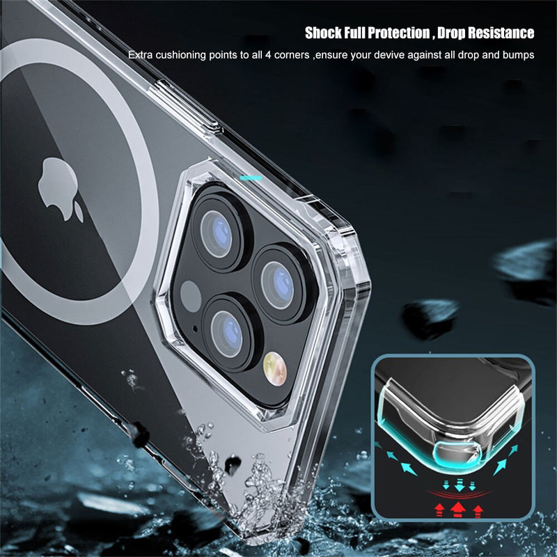 Acrylic Transparent MagSafe iPhone Case - HoHo Cases