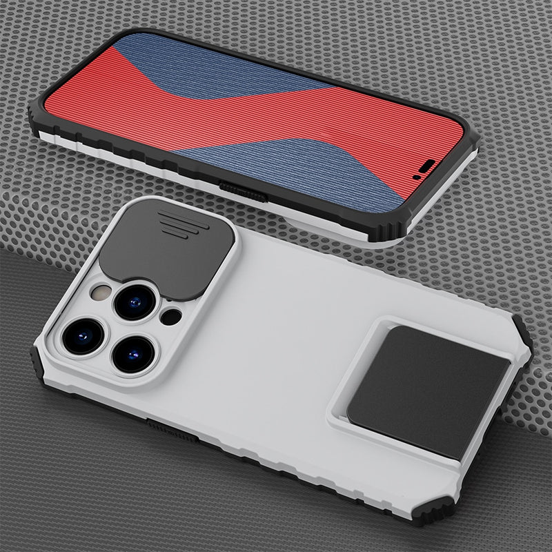 Camera Protection Armor iPhone Case - HoHo Cases for iPhone 14 / White