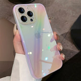 Colorful Transparent iPhone Case - HoHo Cases for iPhone 14 Pro Max / Purple