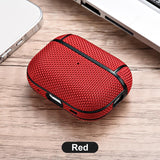 Waterproof Nylon Cloth AirPods Cover - HoHo Cases For Airpods Pro 2 / Red
