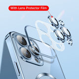 Transparent MagSafe Plating iPhone Case - HoHo Cases