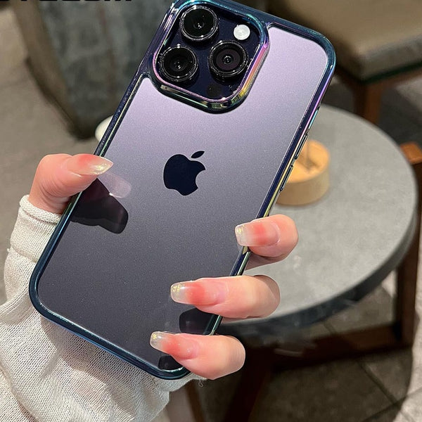 Luxury Laser Transparent iPhone Case - HoHo Cases