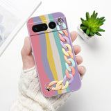 Cartoon Print Wrist Chain Google Pixel Case - HoHo Cases Google Pixel 7 (5G) / A2