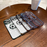 Modern Clear Logo Hole iPhone Case - HoHo Cases