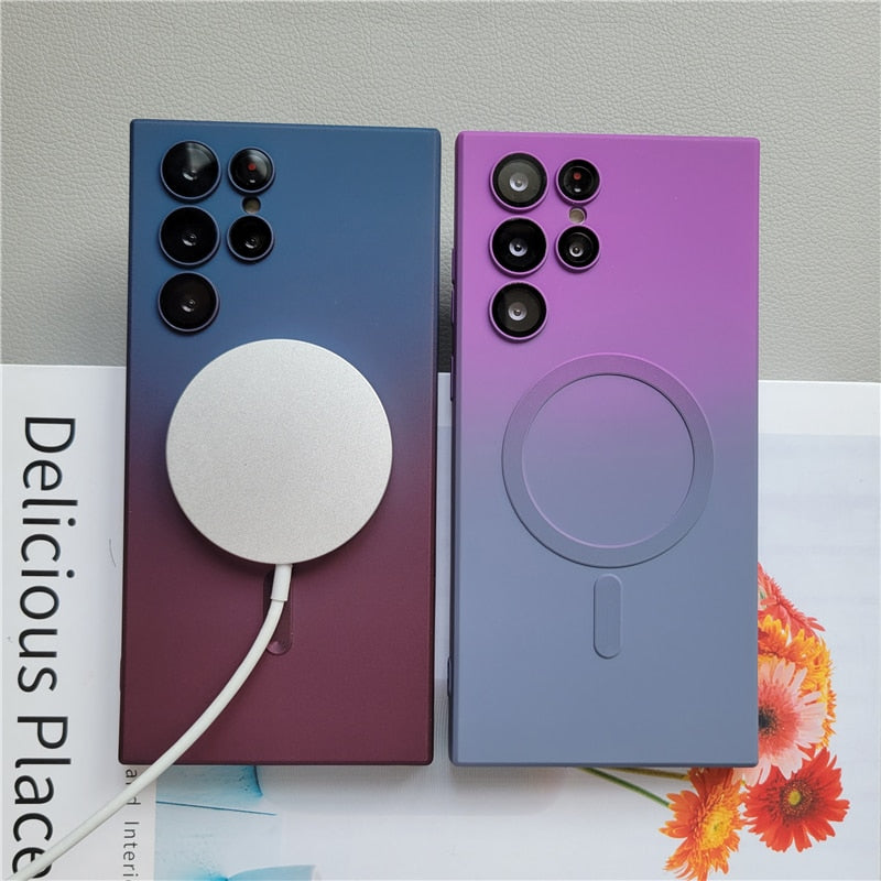 Luxury Gradient Color MagSafe Samsung Galaxy Case - HoHo Cases