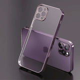 Plating Matte Transparent iPhone Case - HoHo Cases