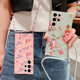 Flowers Wrist Bracelet Samsung Galaxy Case - HoHo Cases