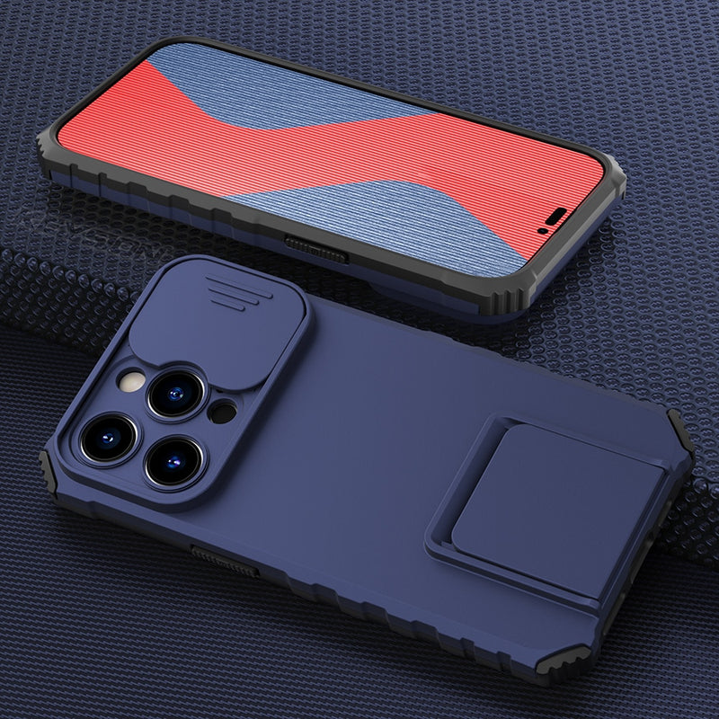 Camera Protection Armor iPhone Case - HoHo Cases for iPhone 14 / Blue