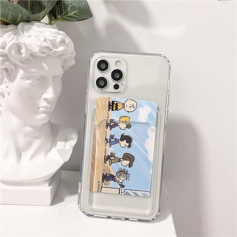 Transparent Wallet Card iPhone Case - HoHo Cases