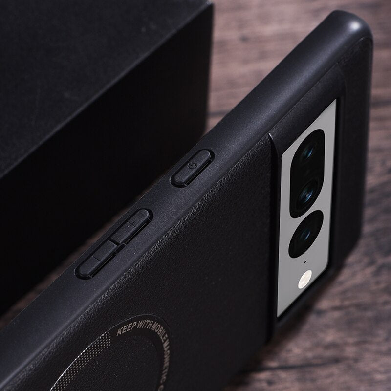 Leather Magnetic Charge Google Pixel Case - HoHo Cases