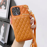 Zipper Wallet Leather iPhone Case - HoHo Cases