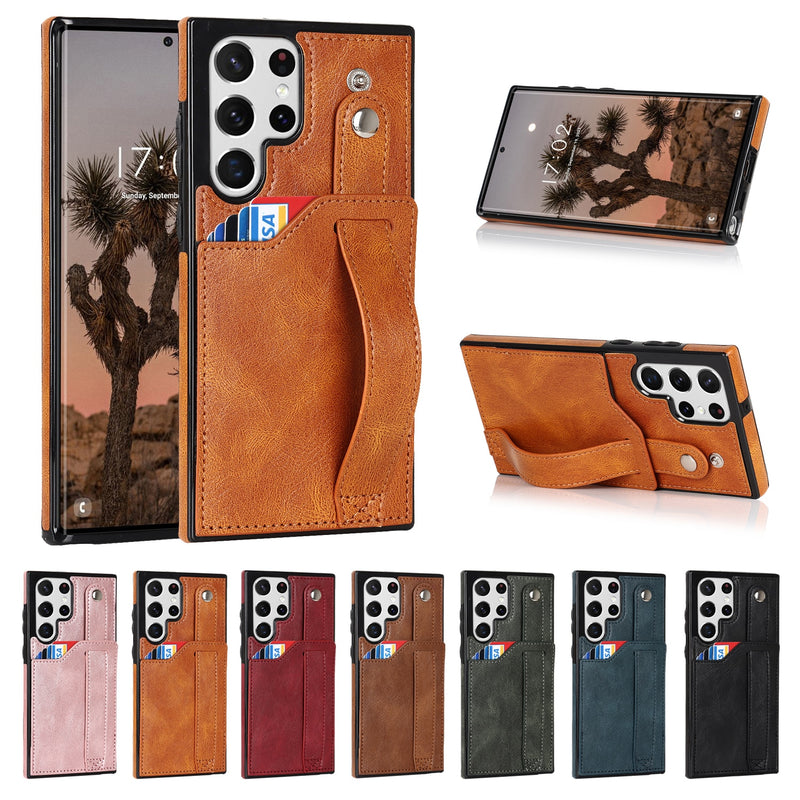 Wrist Strap Wallet Samsung Galaxy Case