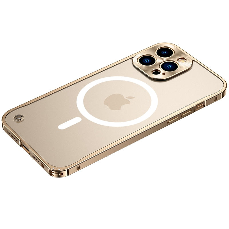 Metallic Clear MagSafe iPhone Case - HoHo Cases